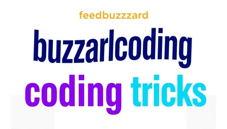buzzardcoding coding tricks by feedbuzzard