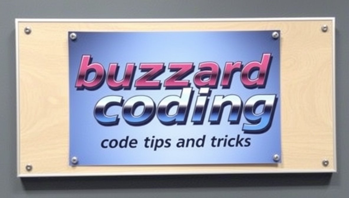 code tips and tricks buzzardcoding: Mastering Efficient Programming ...