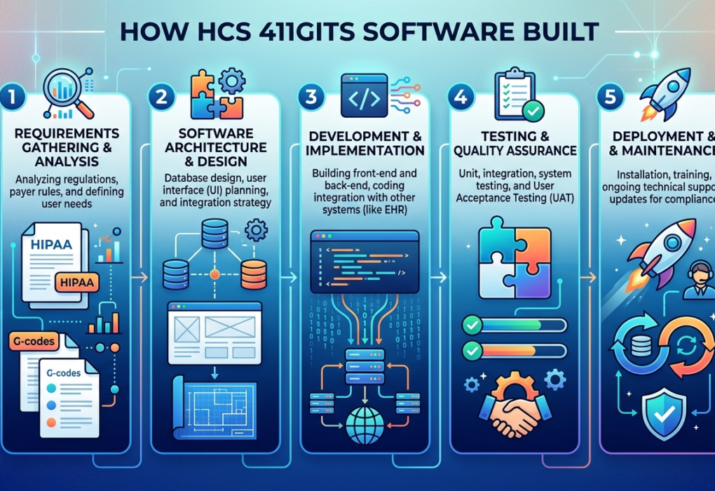 how hcs 411gits software built