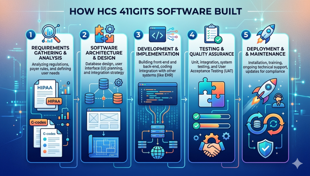 how hcs 411gits software built